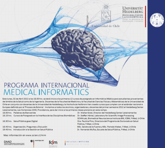 Lunes 02/04/2012, 12 cursos de postgrado en Informática Médica