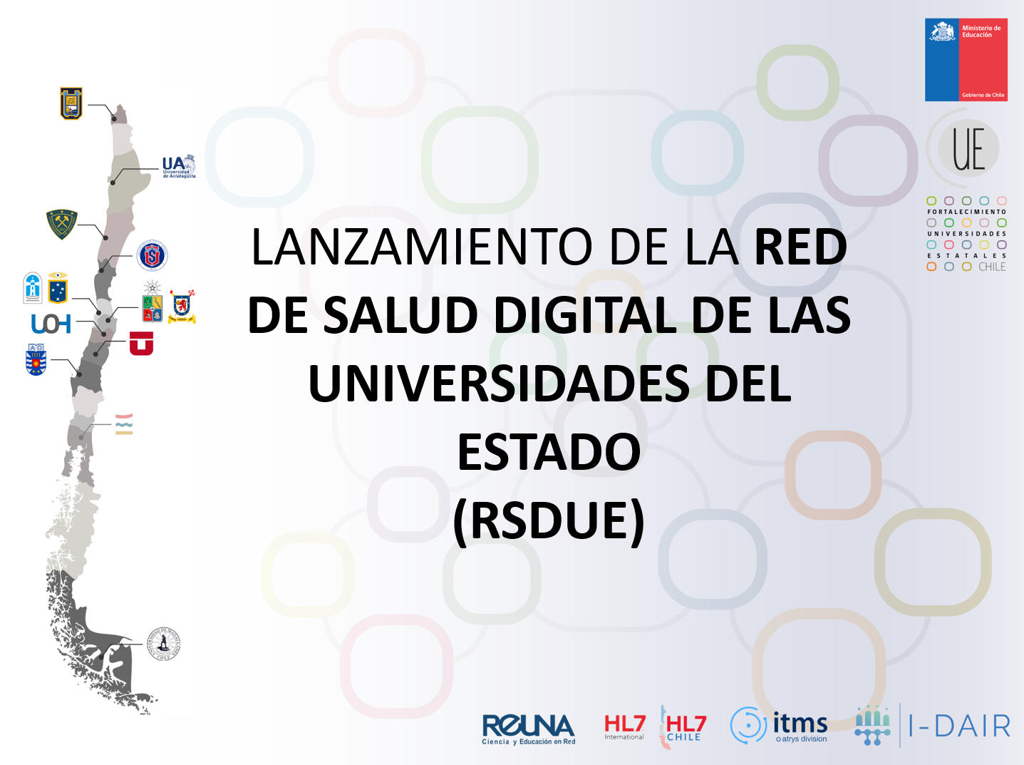 Lanzamiento Red de Salud Digital de las Universidades del Estado (RSDUE)
